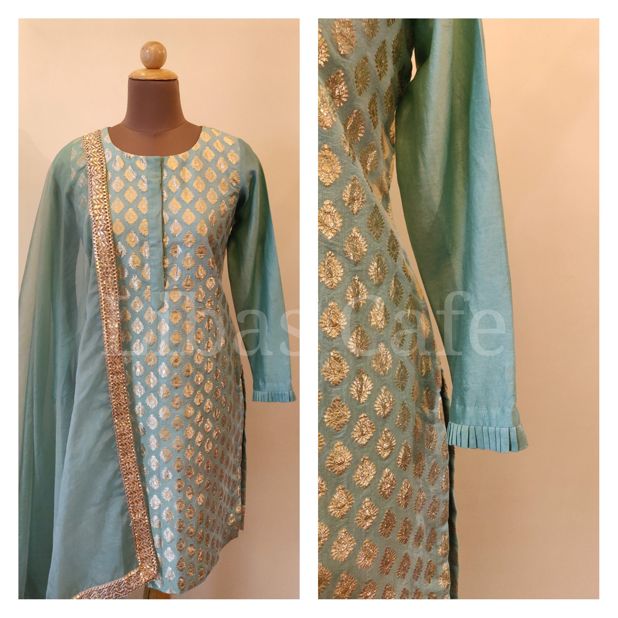 Mint Green Kurta Patti Tunic